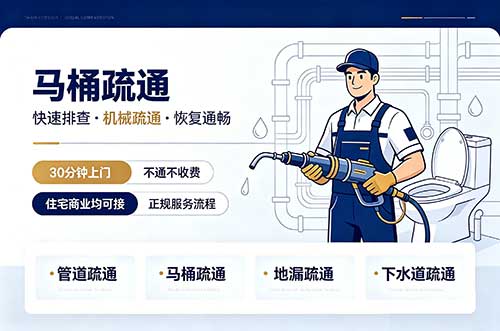 庄河马桶疏通