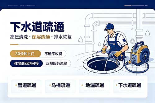 庄河下水道疏通