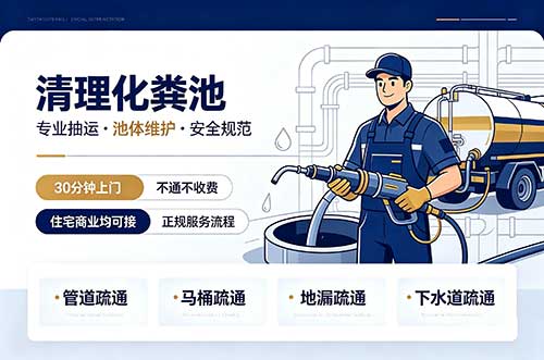 庄河清理化粪池